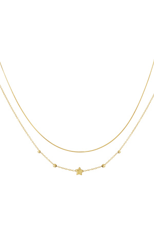 Collier Étoile Double Couche h5 