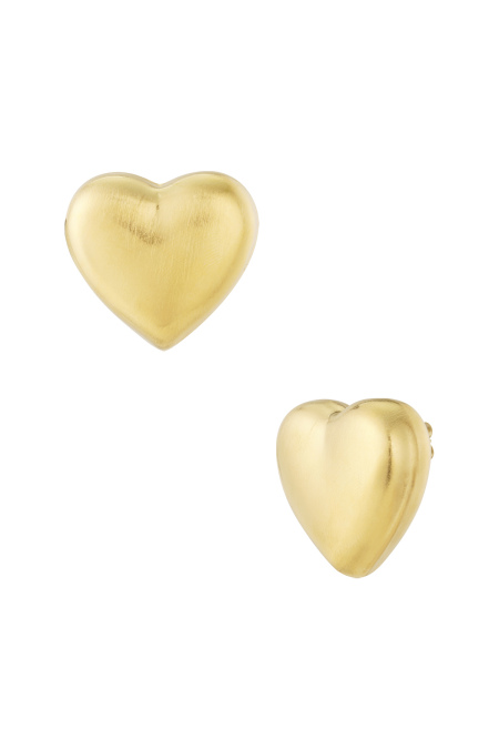 Boucles d'oreilles à tige en forme de cœur doux