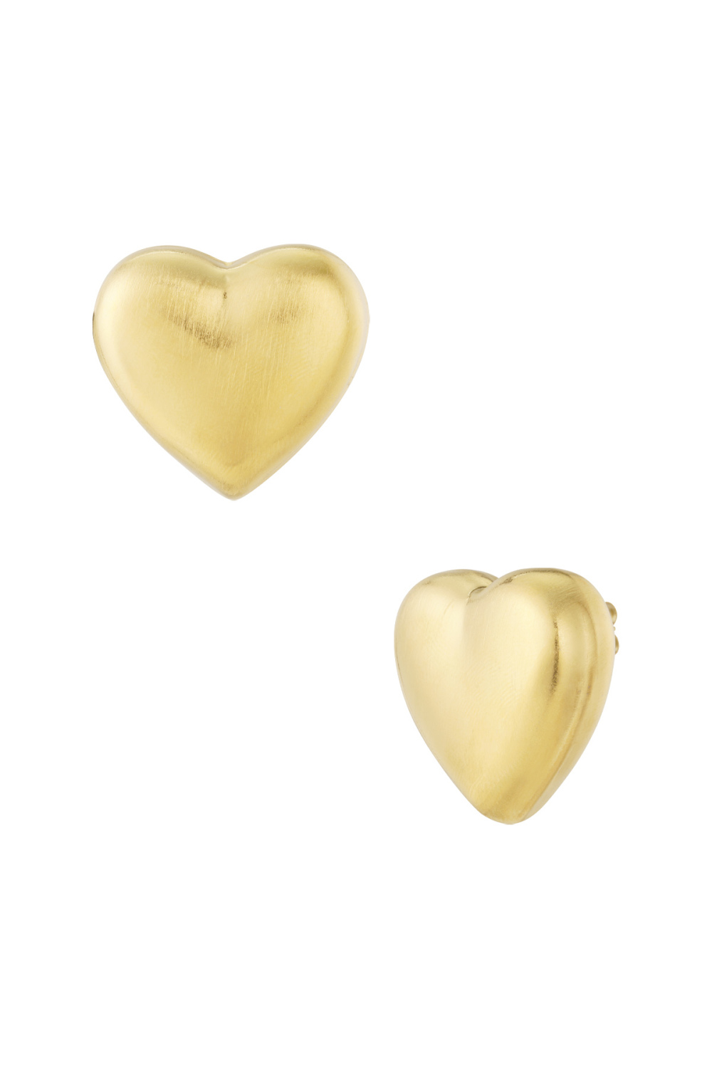 Boucles D'Oreilles À Tige En Forme De Cœur Doux