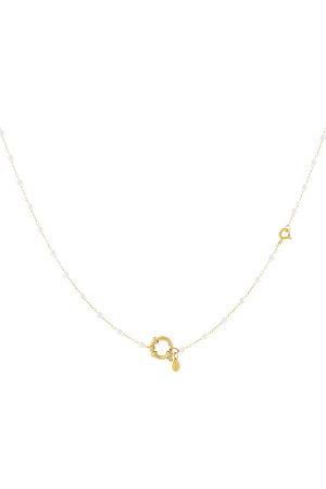Collier Avec Cadenas Et Perles h5 