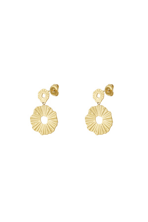 Boucles D'Oreilles Fleur Soleil h5 