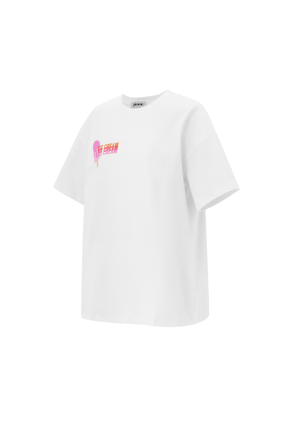 Coton T-Shirt Femme Printemps/Été Lettres h5Image2
