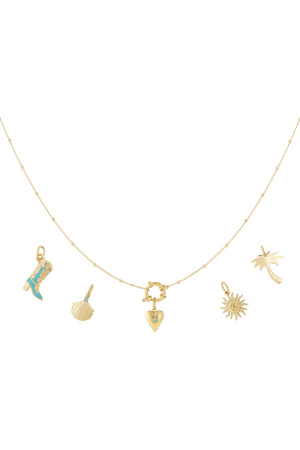 Collier Diy En Forme De Cœur Avec Une Botte h5 