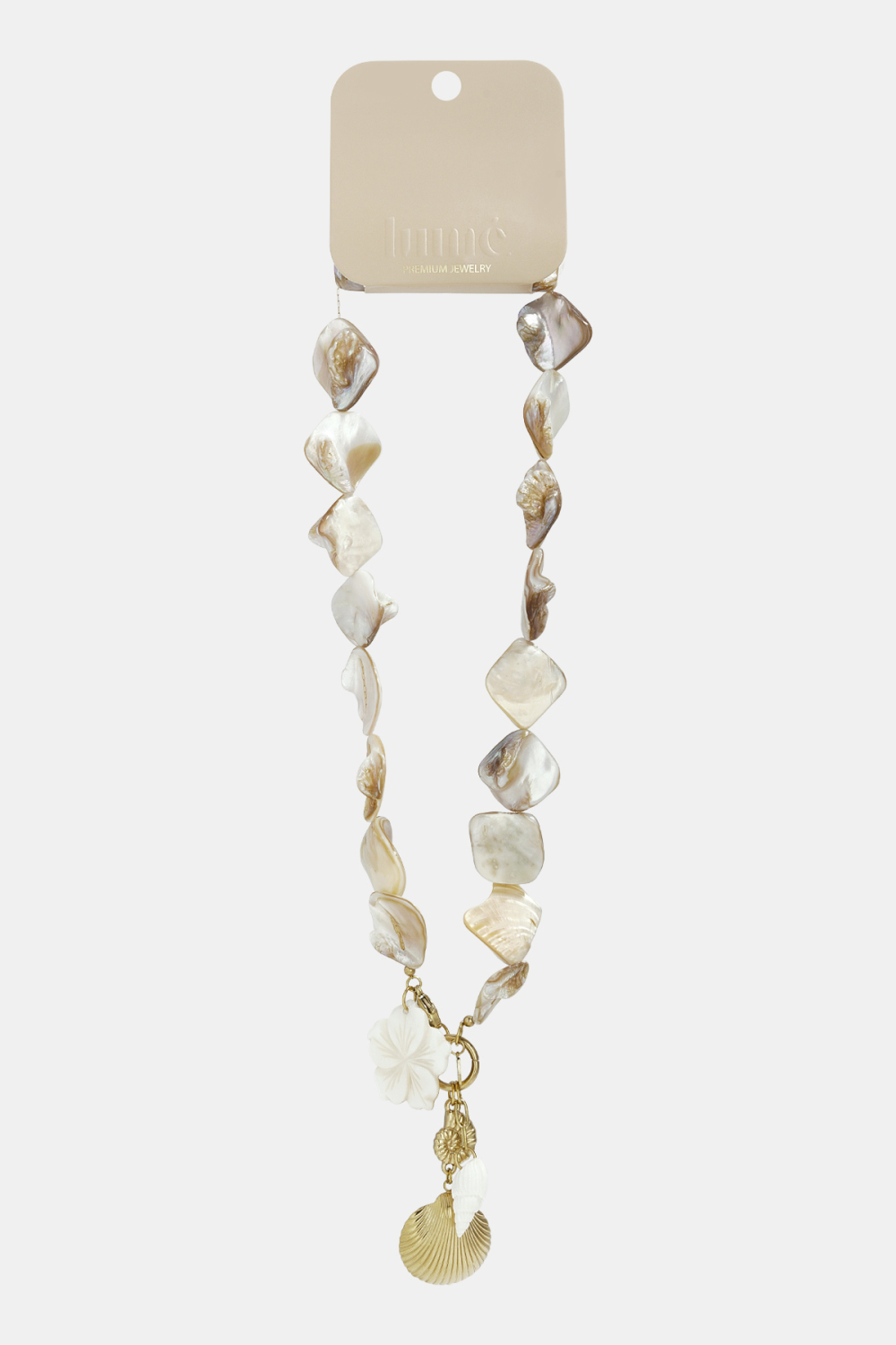 Collier Orné De Perles De Coquillages, De Perles Et De Coquillages Pendants Image4