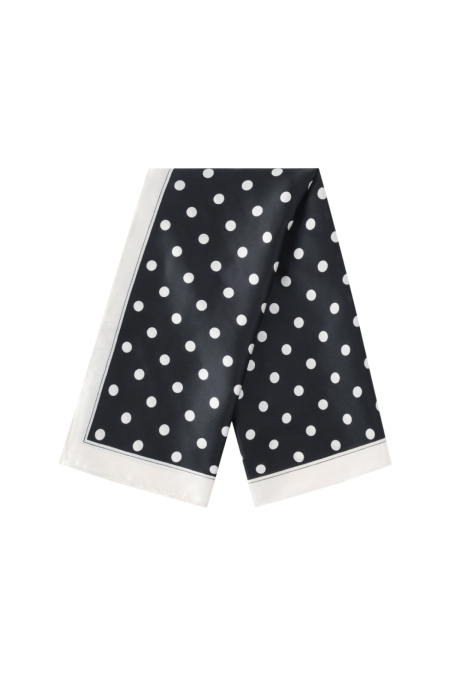 Écharpes D'Été À Pois, Décontractées, En Polyester, Accessoires Quotidiens 2