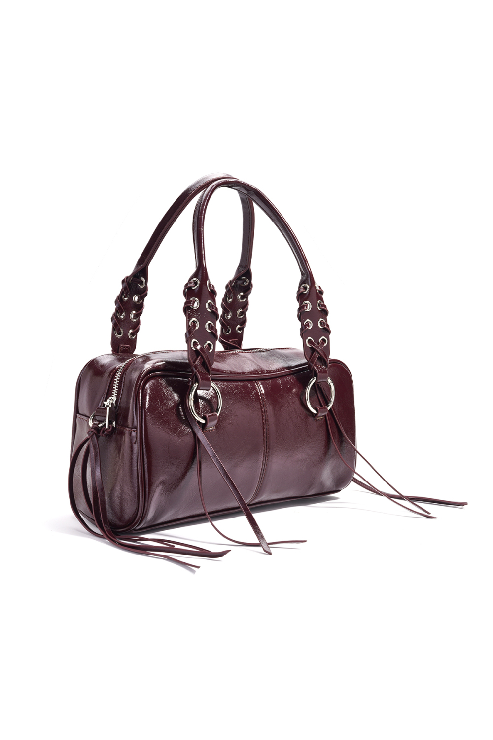 Sacs À Bandoulière À Pompon Rétro En Pu, Accessoires Quotidiens Image4
