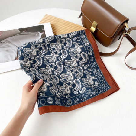 Bandana en rayonne à motif cachemire rétro 1 pièce