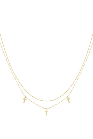   Colliers Superposés Croisés Décontractés Quotidiens Simples Série Bijoux Pour Femmes h5 