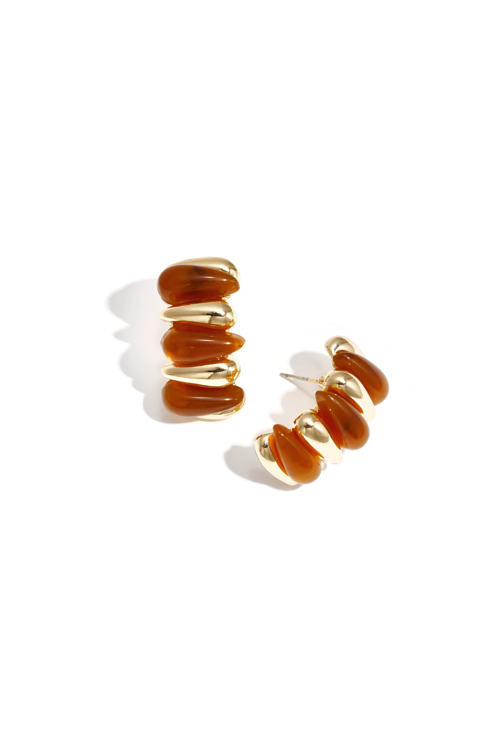 Boucles D'Oreilles Puces En Alliage, Forme Irrégulière, Collection Simple Et Décontractée Pour Femmes