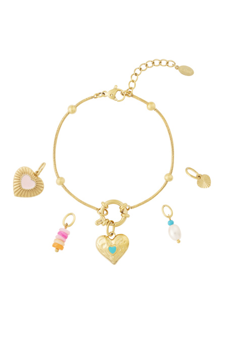 Joli bracelet DIY en forme de cœur