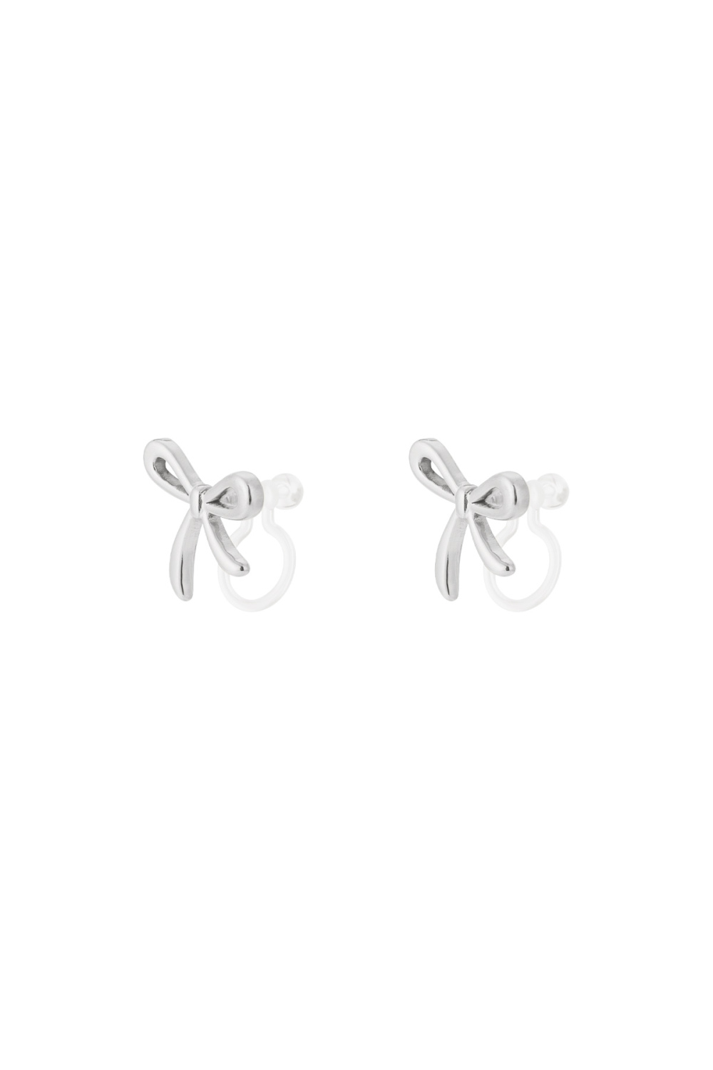 Boucles D'Oreilles À Clip En Forme De Nœud h5Image3