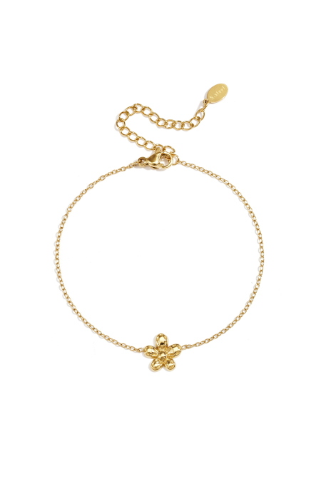 Bracelet à fleurs minimalistes