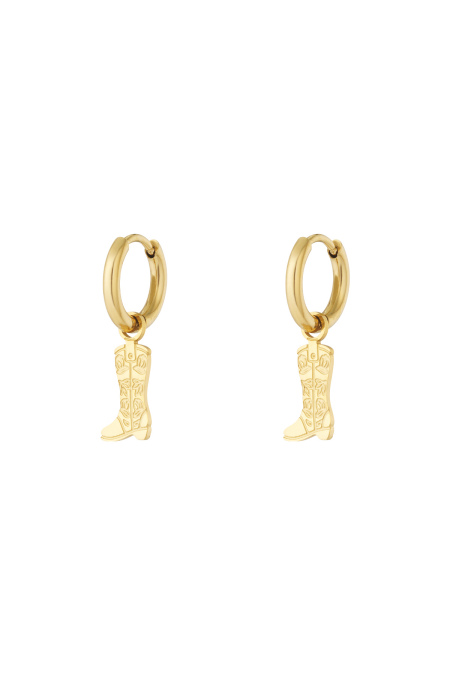 Boucles d'oreilles bottes de cowboy