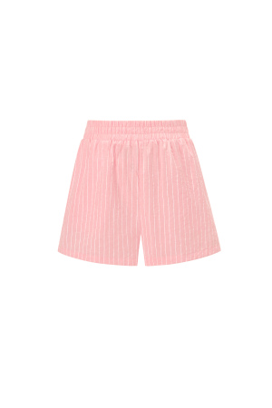 Cotton Woven Shorts Femme Casual Stripes h5 Image10