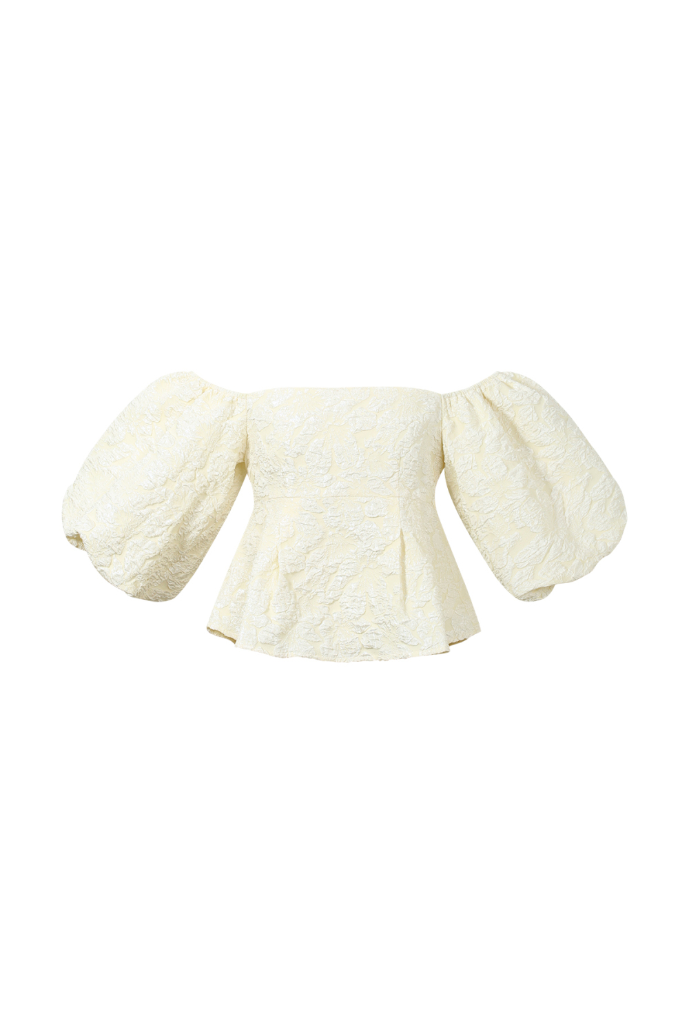 Pof Mouw Top Met Textuur Image7