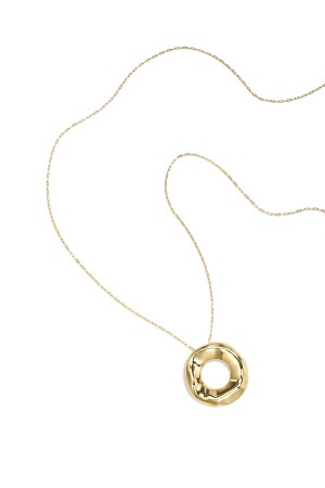 Colliers Longs Avec Un Pendentif Rond À La Texture Granuleuse h5 
