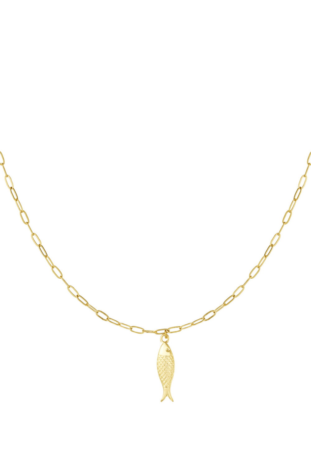 Collier Avec Breloque Poisson 