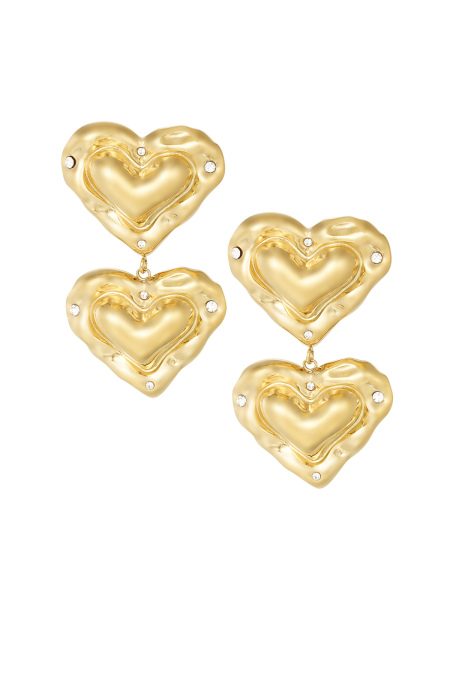boucles d'oreilles coeurs pétillants