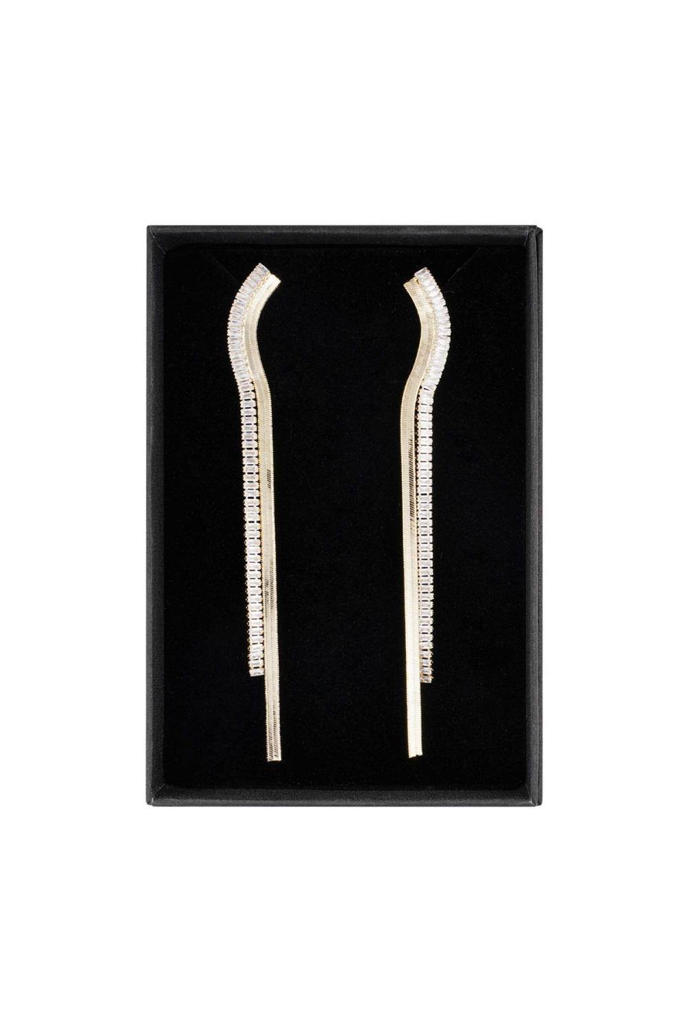Boucles D'oreilles Chics En Diamant 
