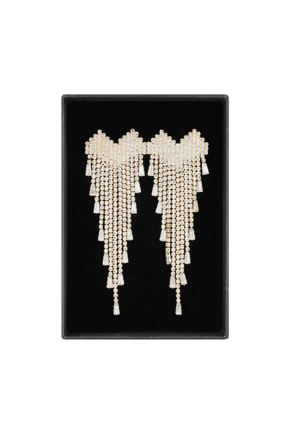 Boucles D'oreilles Coeur Scintillantes Audacieuses 