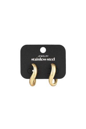 Boucles D'oreilles Torsadées Élégantes h5 Image3