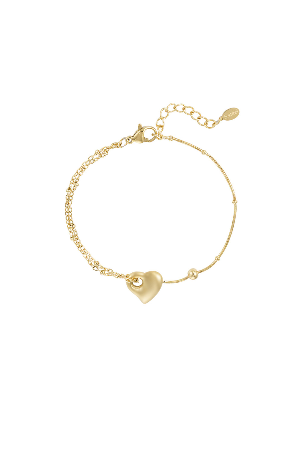 Bracelet À Maillons D'amour 