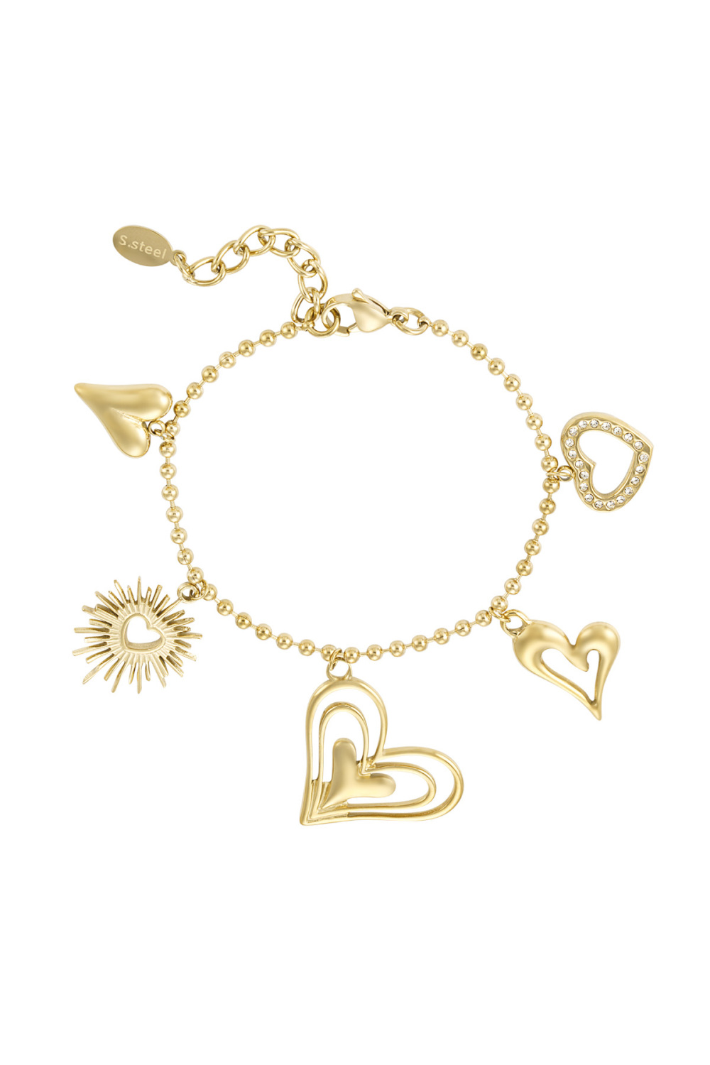 Bracelet Coeurs Amoureux 