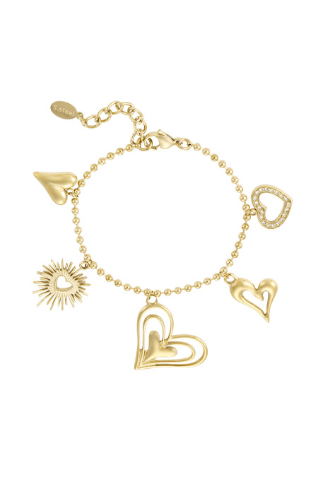 bracelet coeurs amoureux