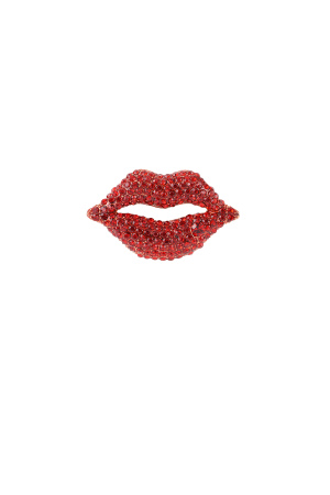 Broche Lèvres Rouges h5 