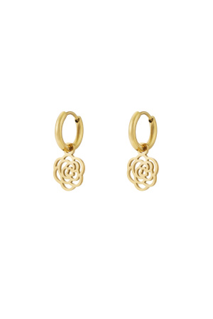 Boucles D'Oreilles Roses h5 