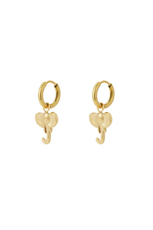 Boucles D'Oreilles Éléphant h5 