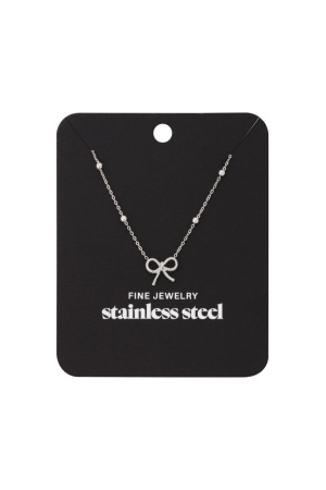 Collier Noeud Basic - Doré h5 Image3