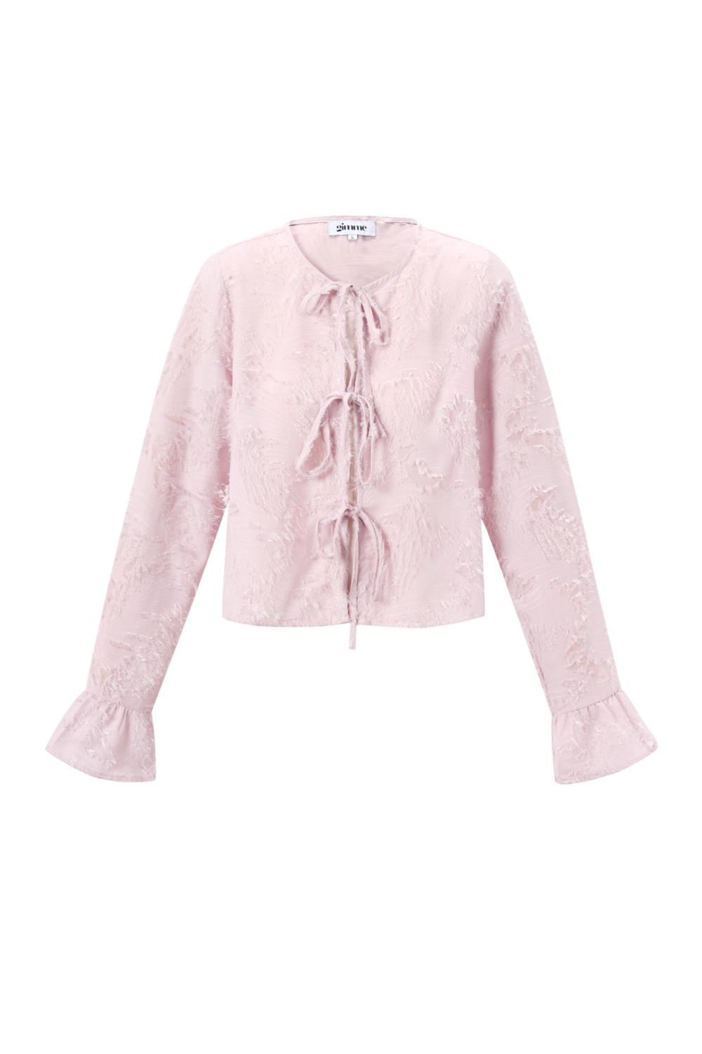 Tissu Polyester Fibre Femmes Hauts Manches Longues Élégant Couleur Unie Printemps/Été Image12