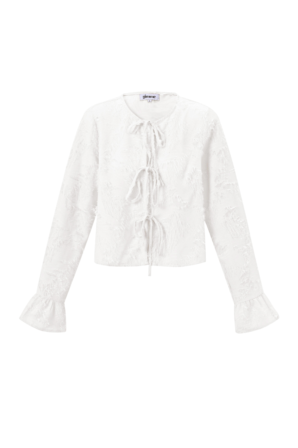Tissu Polyester Fibre Femmes Hauts Manches Longues Élégant Couleur Unie Printemps/Été 