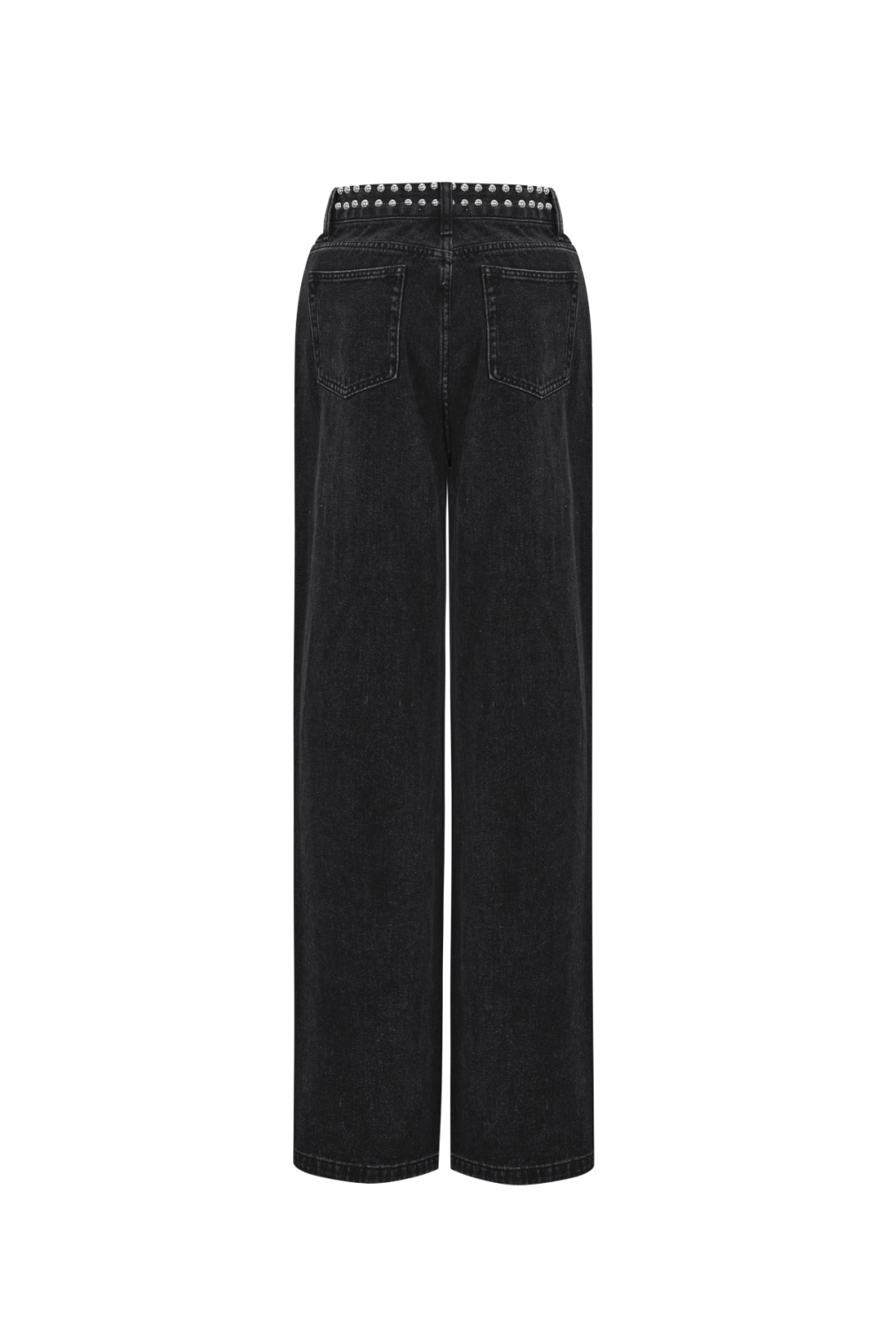 Tissu Coton Femmes Pantalon Droit Rue Couleur Unie Image3