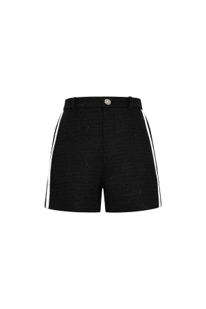 Shorts Femme Tissu Polyester Élégant À Carreaux Automne/Hiver h5 Image14