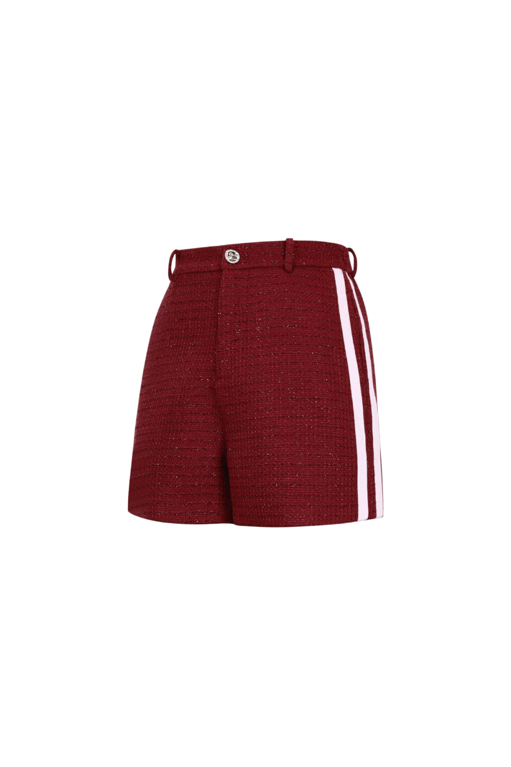Shorts Femme Tissu Polyester Élégant À Carreaux Automne/Hiver h5Image2