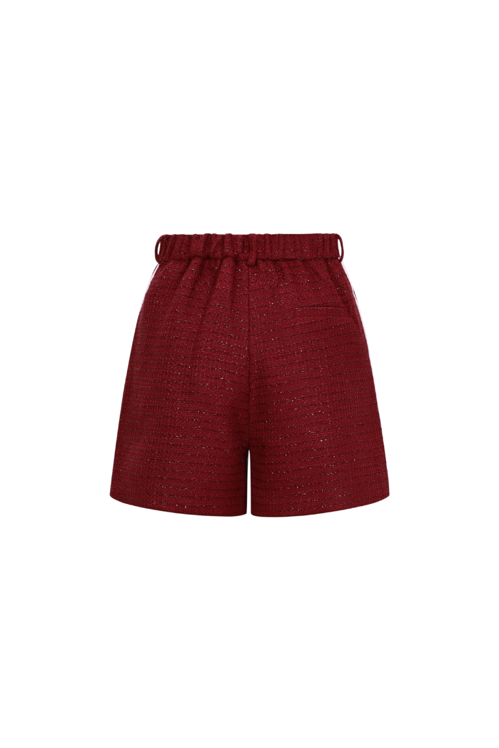 Shorts Femme Tissu Polyester Élégant À Carreaux Automne/Hiver h5Image3