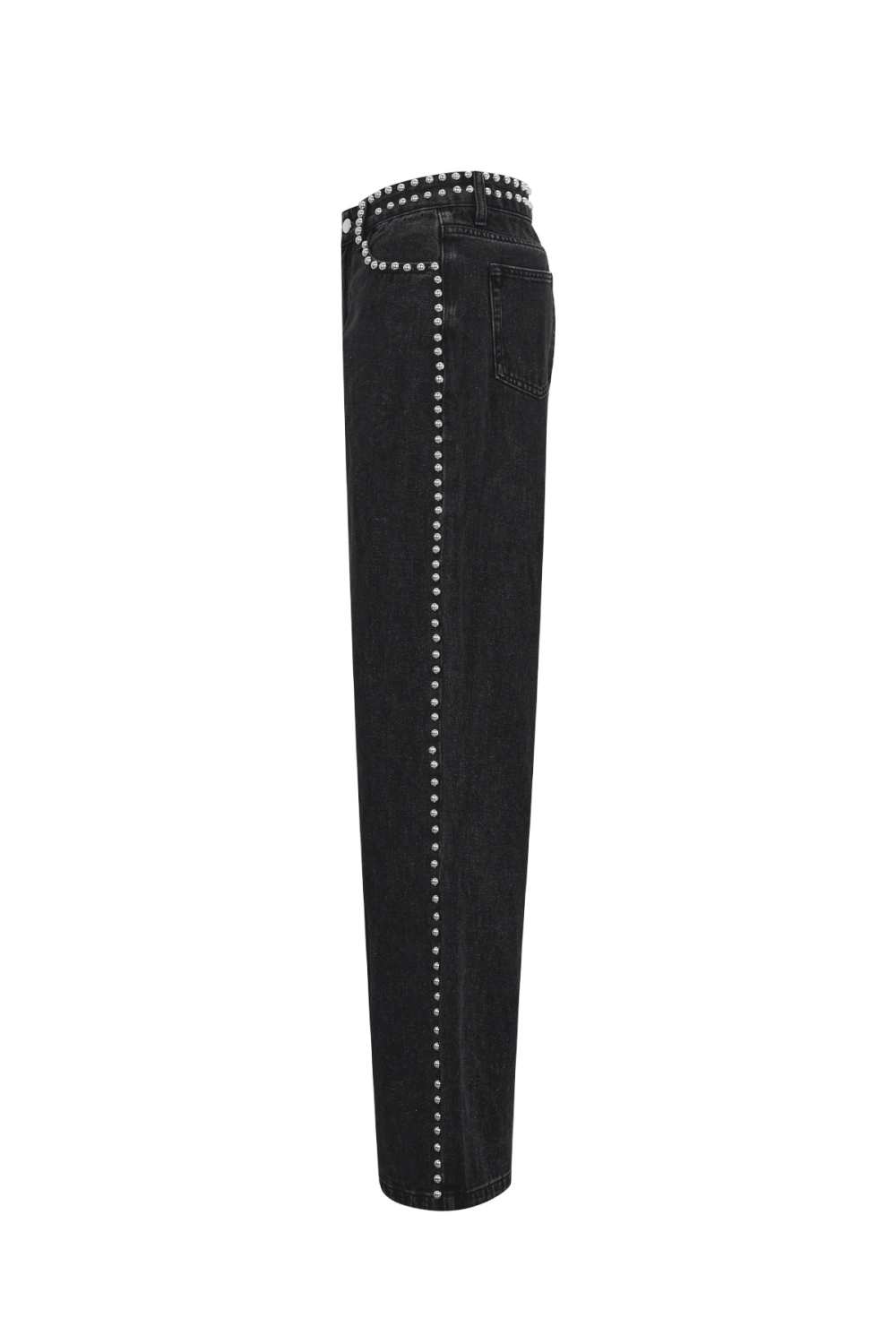 Tissu Coton Femmes Pantalon Droit Rue Couleur Unie Image11