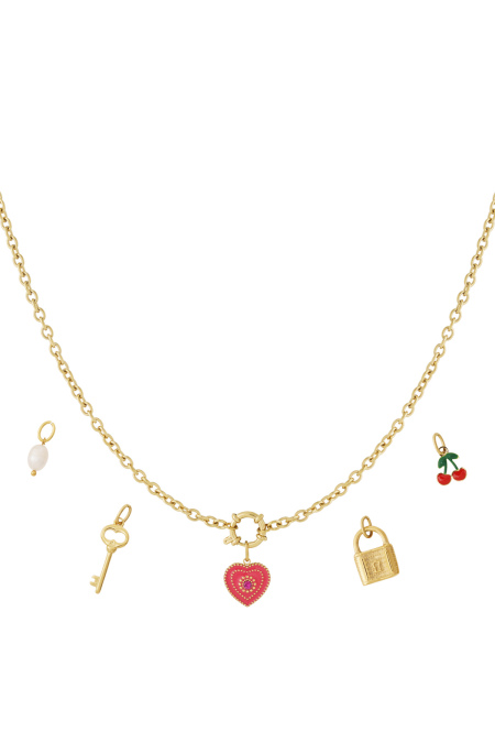 Collier DIY en forme de cœur