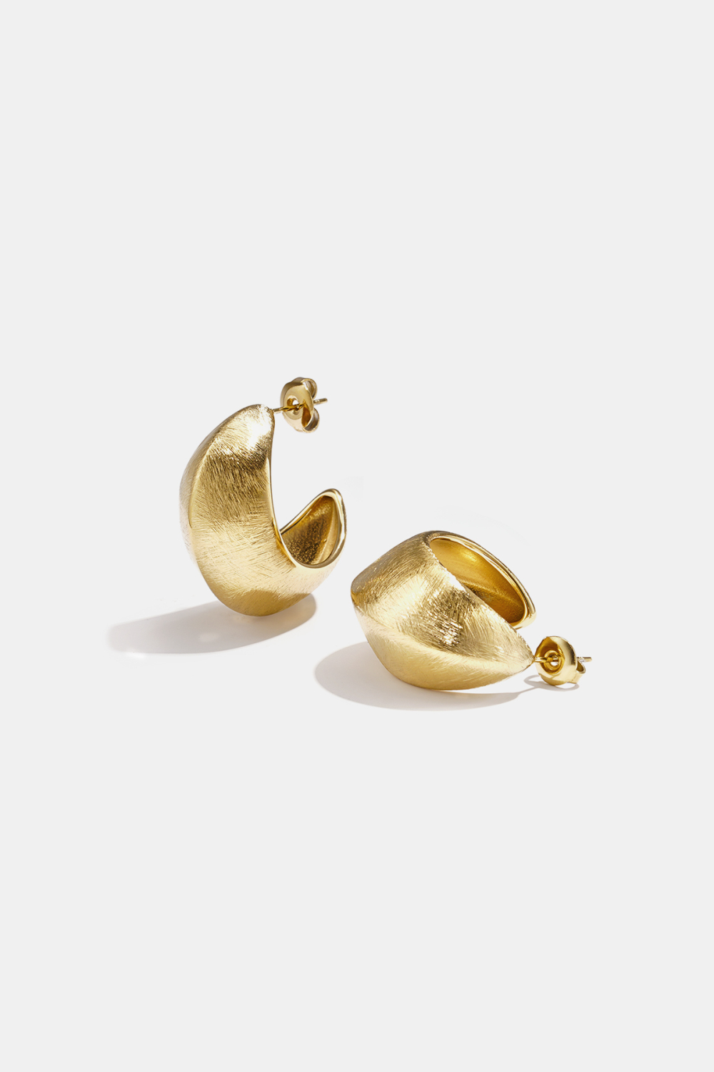 Boucles D'Oreilles Créoles Rondes, Collection Décontractée Et Simple Pour Femmes 