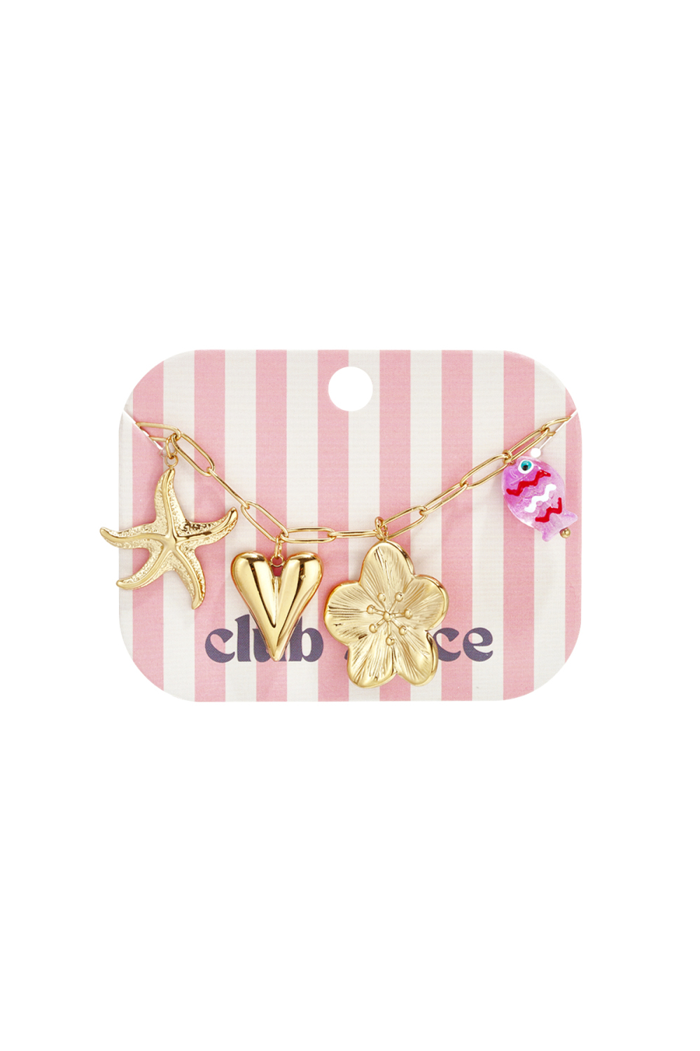 Bracelets À Breloques En Acier Inoxydable En Forme De Cœur, Collection Décontractée Pour Les Vacances/La Plage, Bijoux Pour Femmes Image3