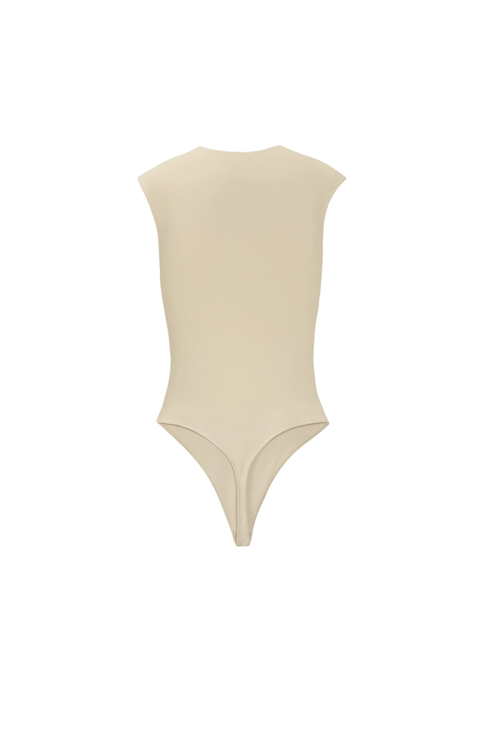Body Shapewear En Nylon Tricoté Basique Couleur Unie Printemps/Été Image2
