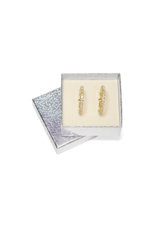 Boucles D'Oreilles Créoles En Cuivre Géométriques Élégantes De Noël, Série Luxueuse, Bijoux Pour Femmes h5 Image2