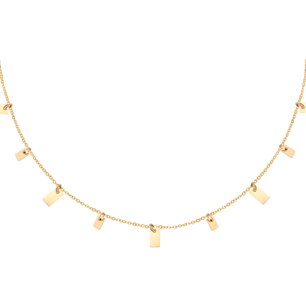 Collier Carrés Flottants 