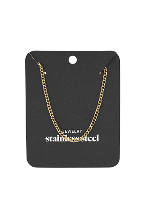 Collier Chain Sanya Couleur Or Acier Inoxydable h5 Image5