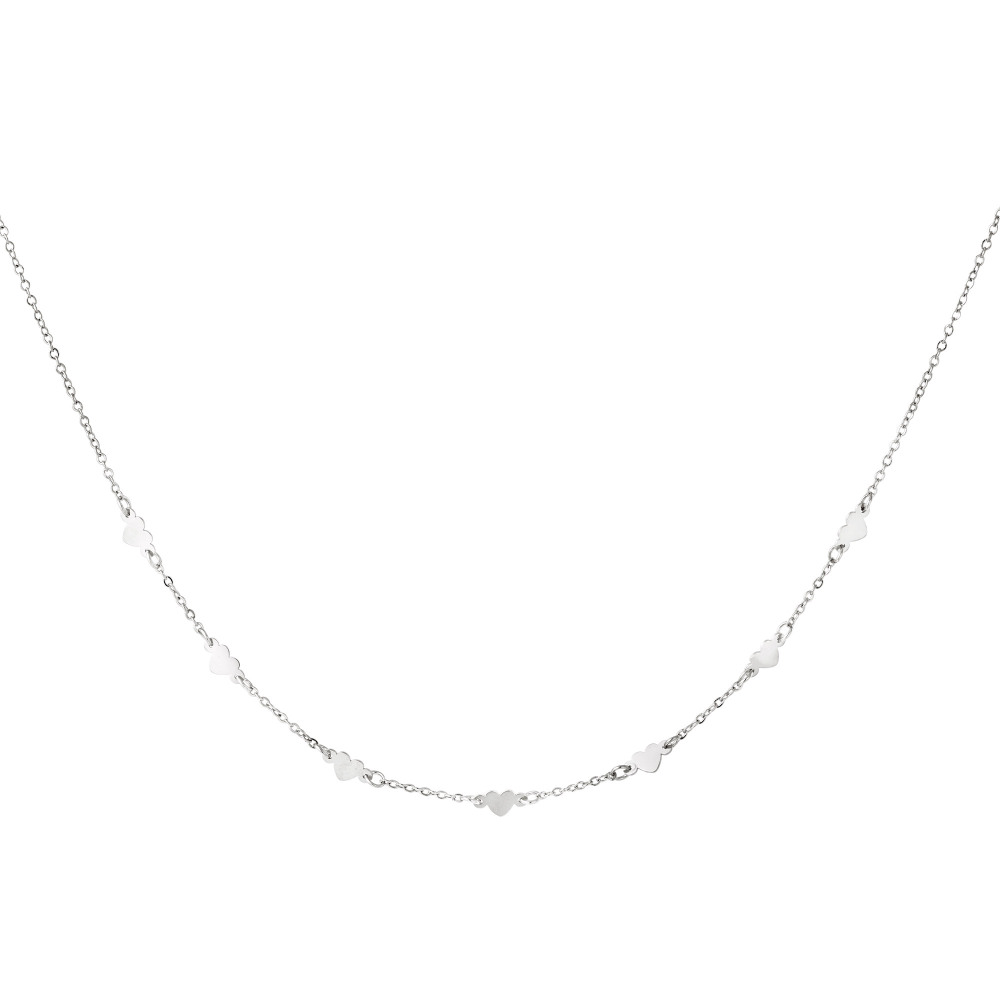 Collier Coeur En Acier Inoxydable 
