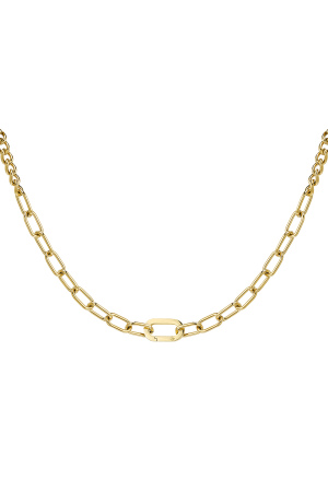 Collier Chunky - Acier Inoxydable Doré h5 