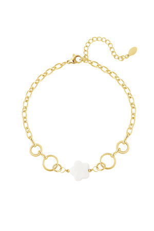 Anneaux De Cheville Avec Fleur h5 