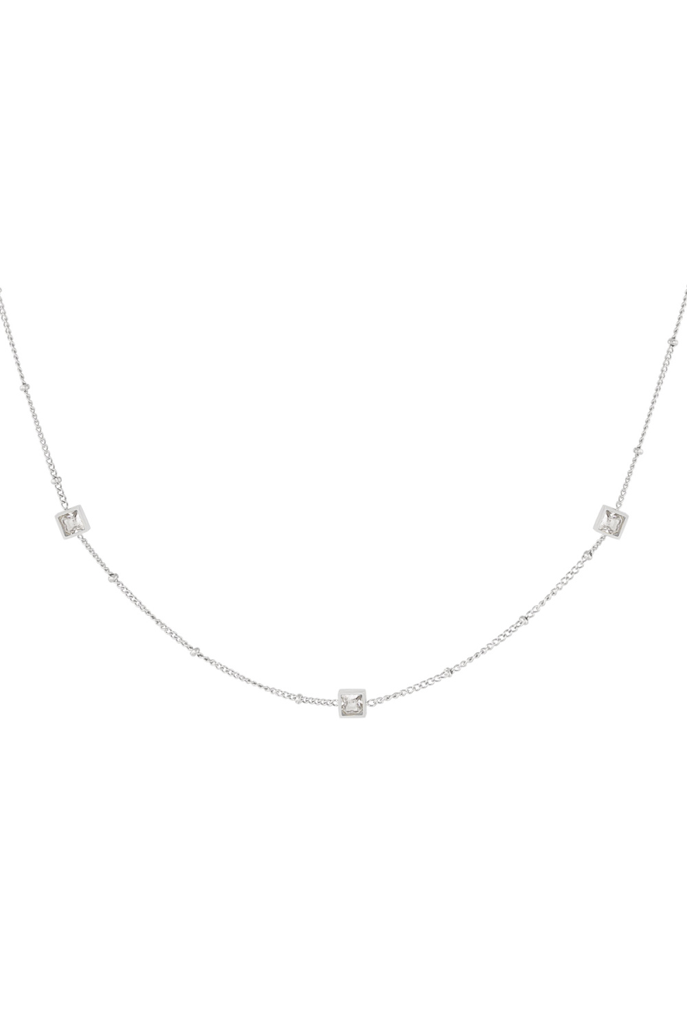 Collier Pierres Carrées 